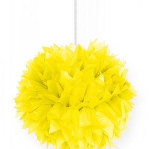 Pompom geel