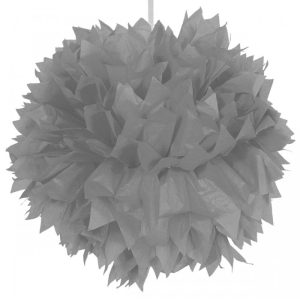 Pompom zilver