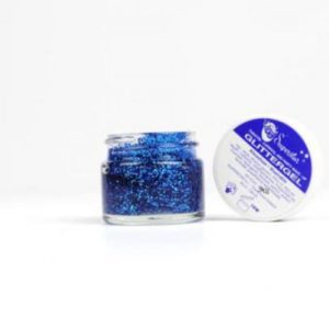 Glittergel  blauw