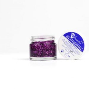 Glittergel paars
