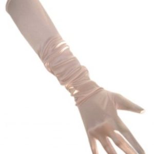 lange licht roze handschoenen
