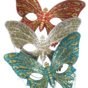 Oogmasker zilver ibis