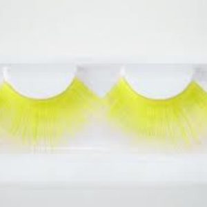 Wimpers geel groot