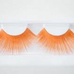 Wimpers oranje groot