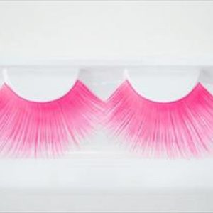 Wimpers roze groot