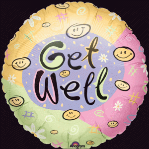 Beterschap, get well happy face 18 inch