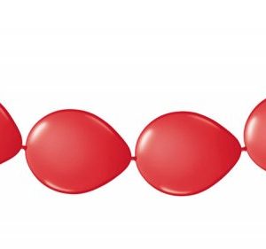 Knoopballonnen rood