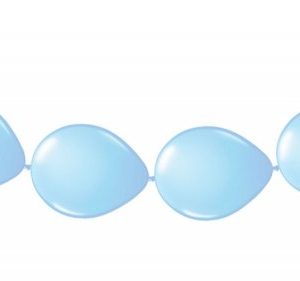 Knoopballonnen licht blauw
