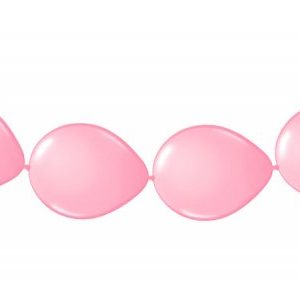 Knoopballonnen licht roze