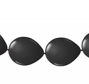Knoopballonnen zwart