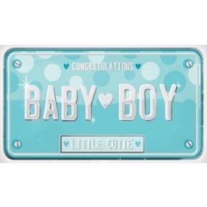 Baby Boy License Plate