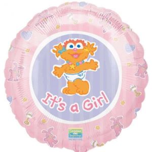 Folieballon Baby Girl Elmo