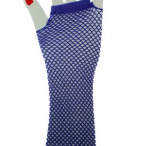 Nethandschoenen  fluor paars