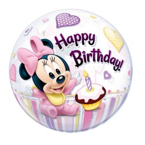 Bubble balloon, Minnie Mouse 1st Birthday