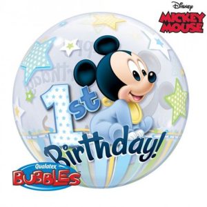 Bubble balloon, Mickey Mouse 1st Birthday