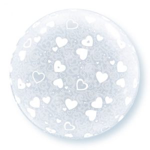 Bubble balloon, hearts