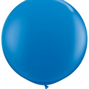 Grote ballon 3ft/90cm blauw