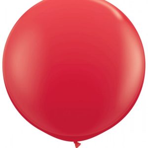 Grote ballon 3ft/90cm rood