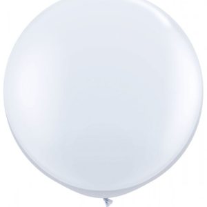 Grote ballon 3ft/90cm wit