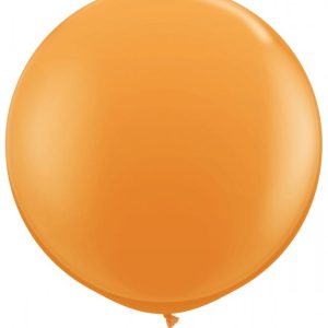 Grote ballon 3ft/90cm oranje