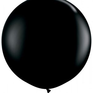 Grote ballon 3ft/90cm zwart