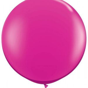 Grote ballon 3ft/90cm magenta