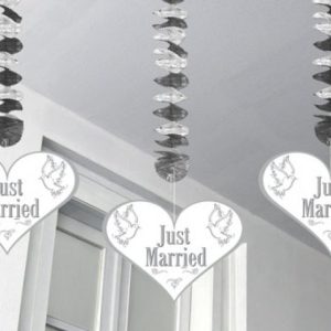 Hangdecoratie just married