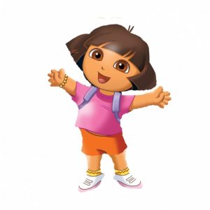 Dora met rugtas