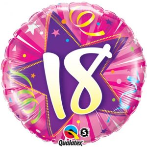 18 Jaar Hot Pink