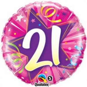 21 Jaar Hot Pink