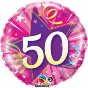 50 Jaar Hot Pink