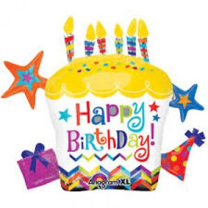 Happy Birthday cupcake star