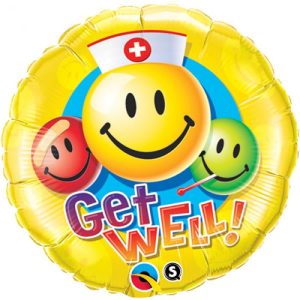 Beterschap, get well smiley 18 inch