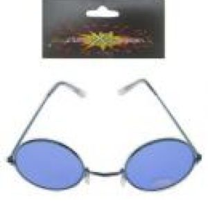 Uilenbril blauw glas