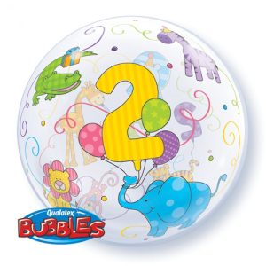 2 Jaar Animals Bubbles