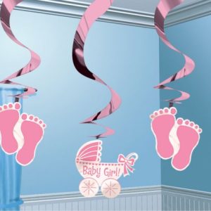 Geboorte meisje hangdecoratie