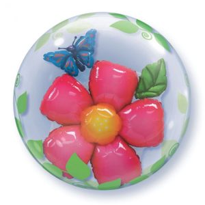 Double Bubble balloon, flower