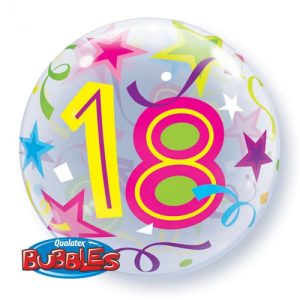 18 Jaar Stars Bubbles