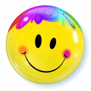 Bubble balloon, smile face