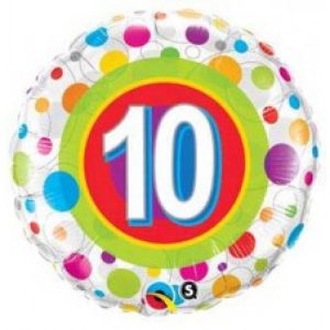 10 Jaar Colourful Dots
