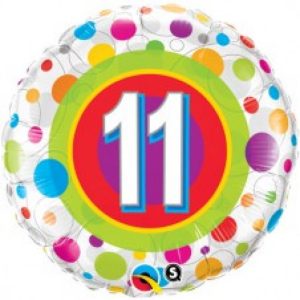 11 Jaar Colourful Dots