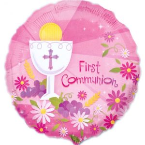 First Communion Roze