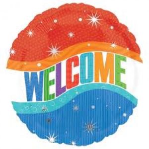 Welcome rood wit blauw