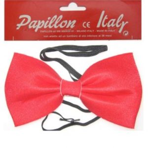 Vlinderstrik rood