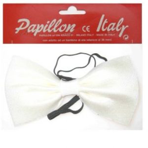 Vlinderstrik wit