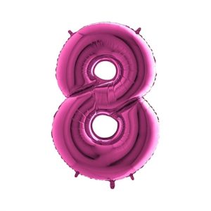 Cijfer 8 Roze