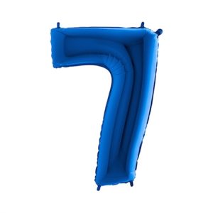 Cijfer 7 Blauw
