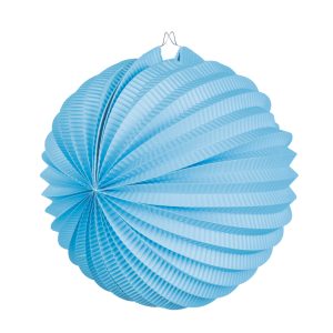 Ovale lampion blauw