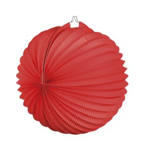 Ovale lampion rood