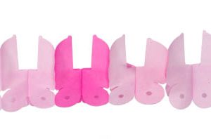 Papieren slinger kinderwagen hoera een meisje